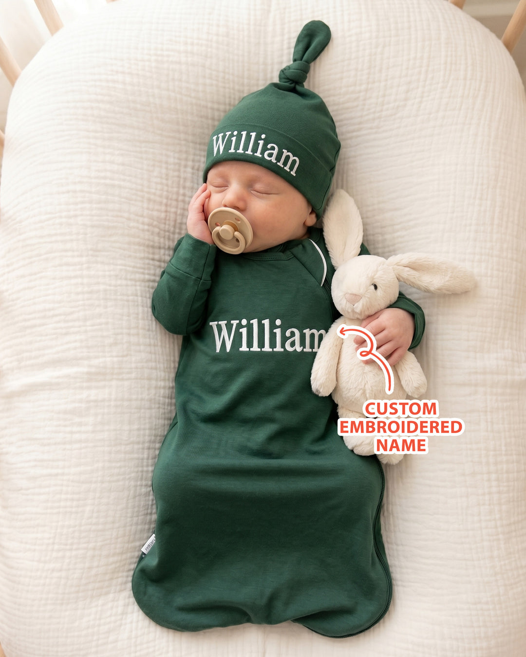 Personalized Embroidered Bamboo Welcome Home Bundle