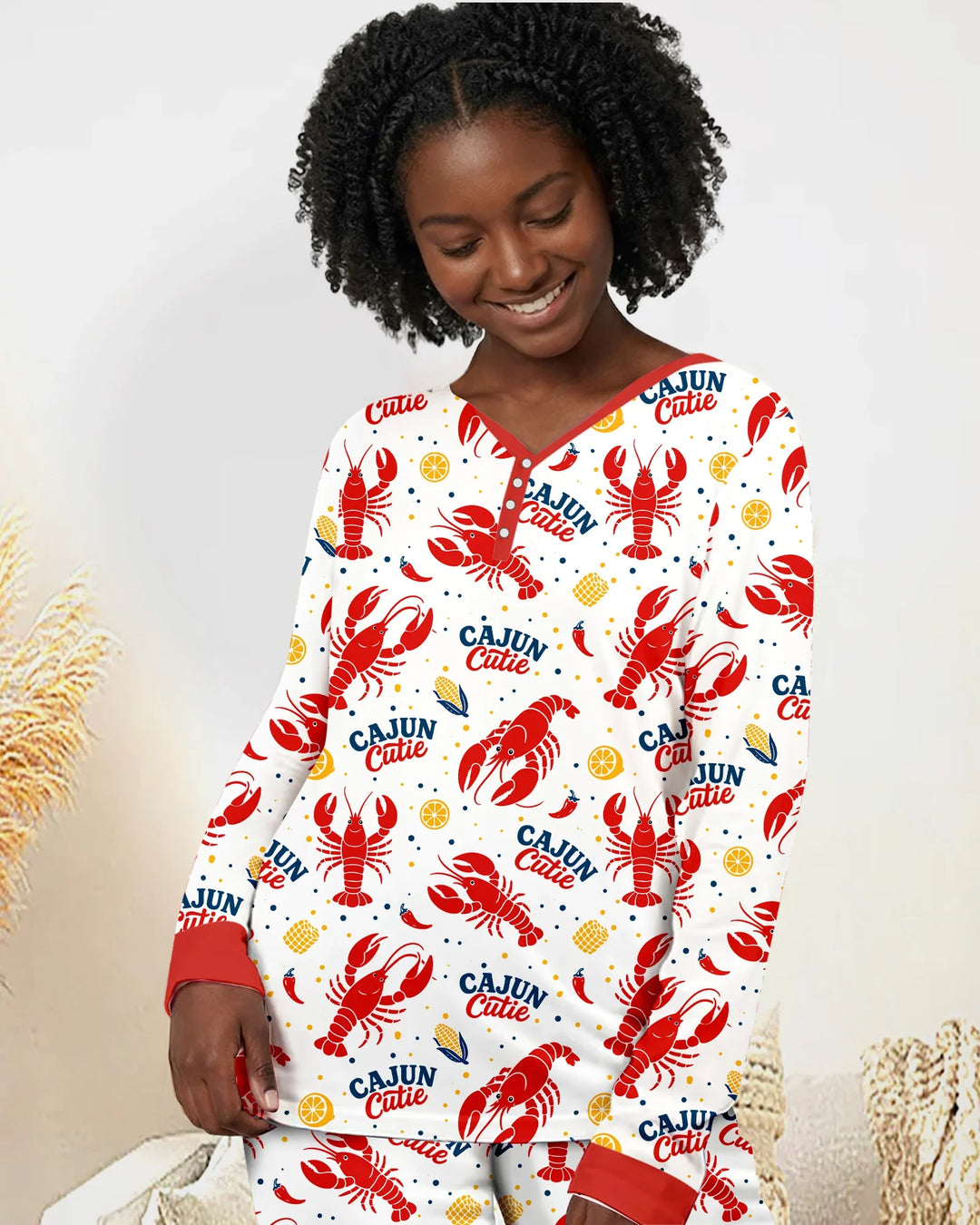 Cajun Cutie Bamboo Women Pajama Set