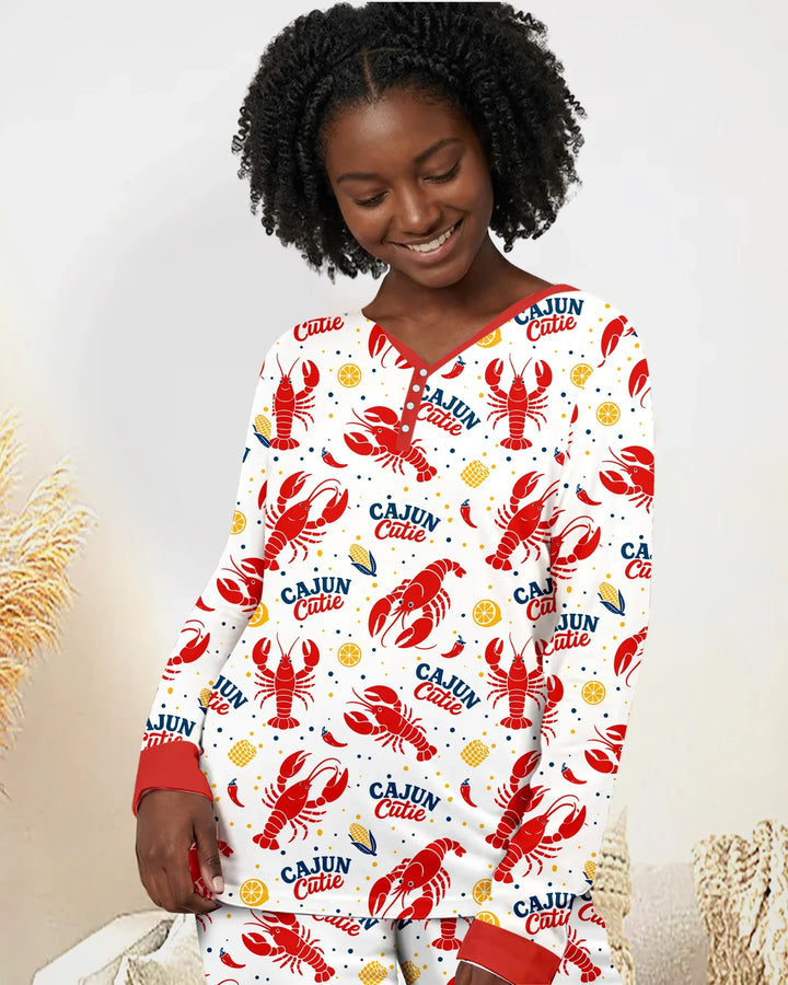 Cajun Cutie Bamboo Women Pajama Set