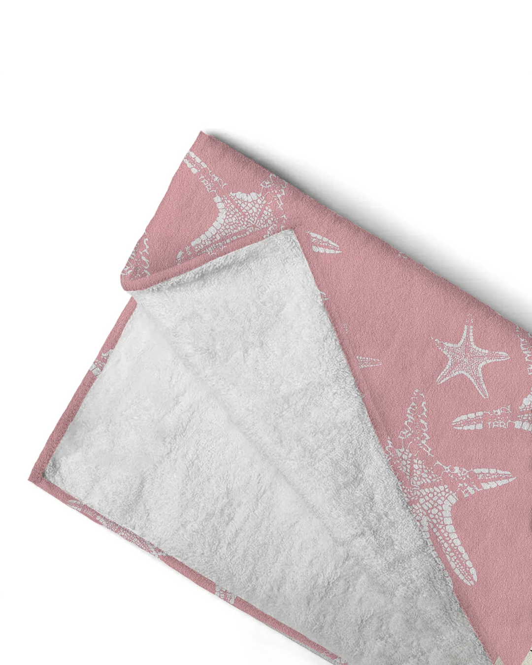 Custom Photo Starfish With Names Bamboo Beach Towel