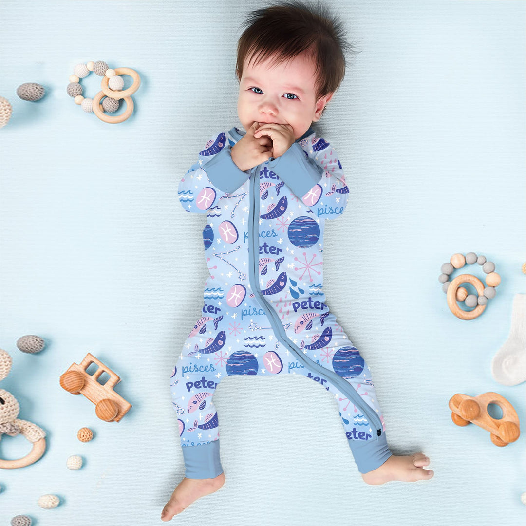 Custom Name Zodiac Pisces Convertible Zippy