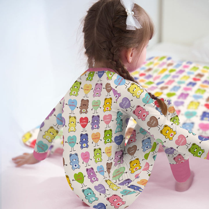 Rainbow Bears Affirmation Convertible Zippy