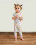 SoftBall Mom Saves The Days Two Piece Short Sleeve Pajama Set