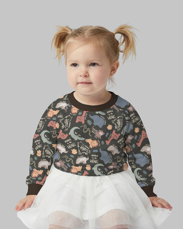 Funny African Animals Crewneck Sweatshirt