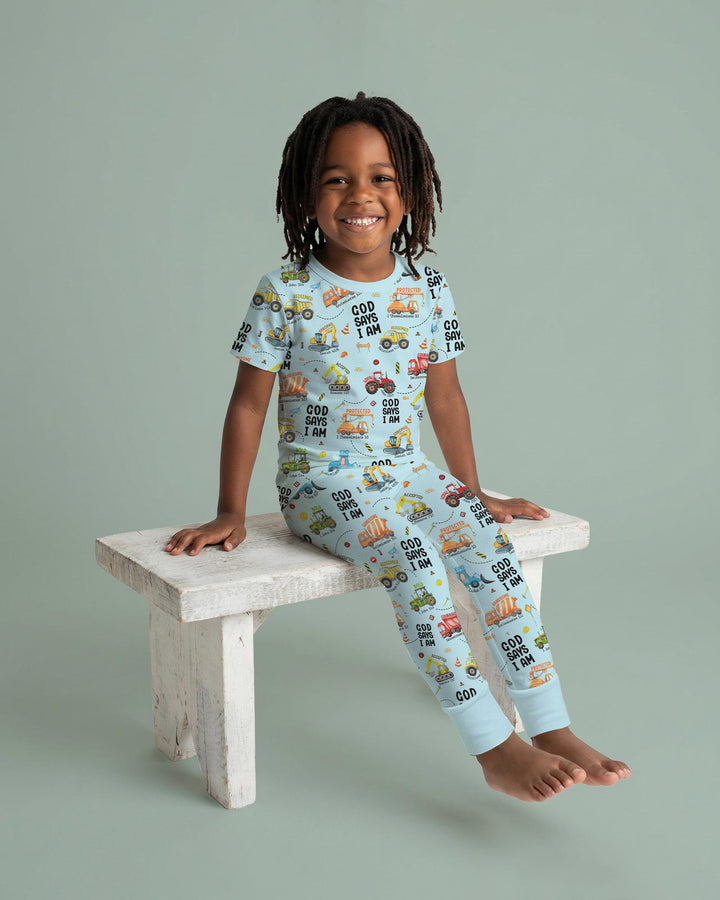 Zweiteiliges, kurzärmliges Pyjama-Set mit Marienkäfern