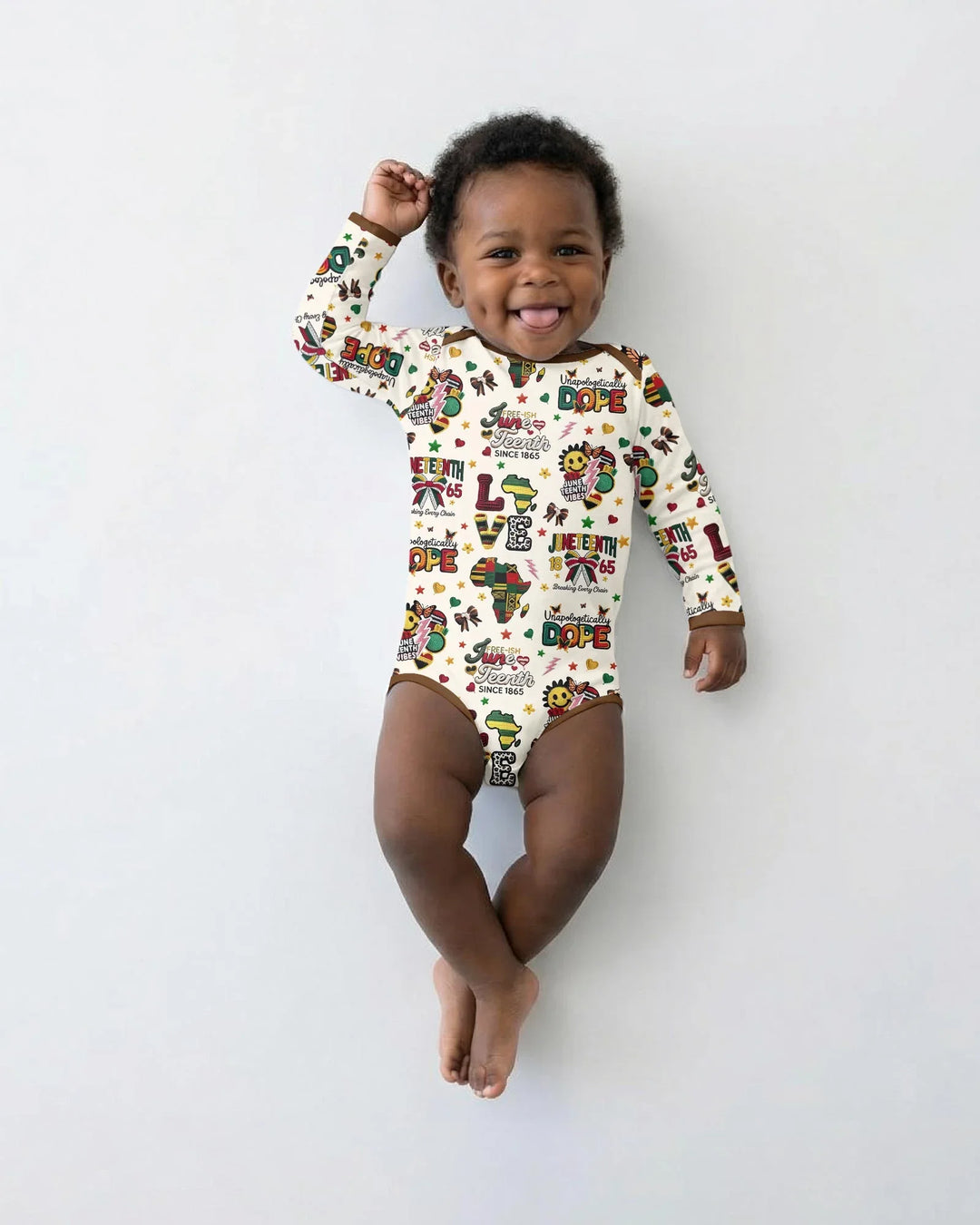 Juneteenth Breaking Every Chain Bamboo Bodysuit