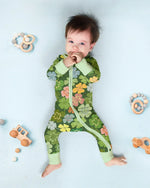 Lucky 4 Leaf Clover Bamboo Convertible Zippy