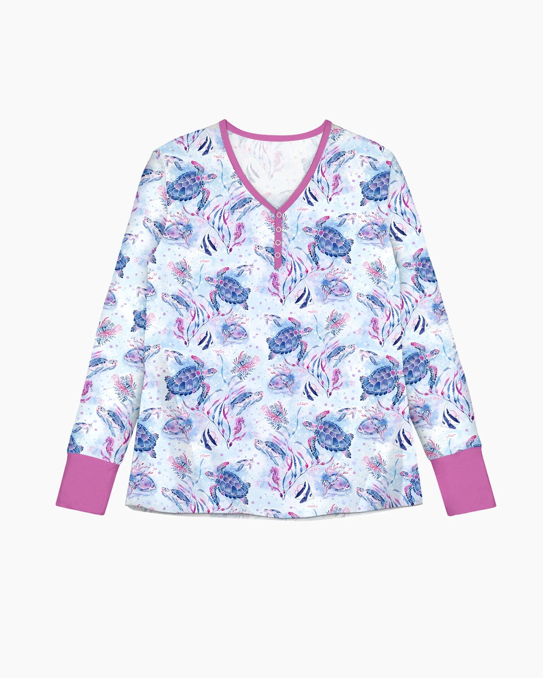 Little Turtles Family Matching Bamboo Women Pajama Set