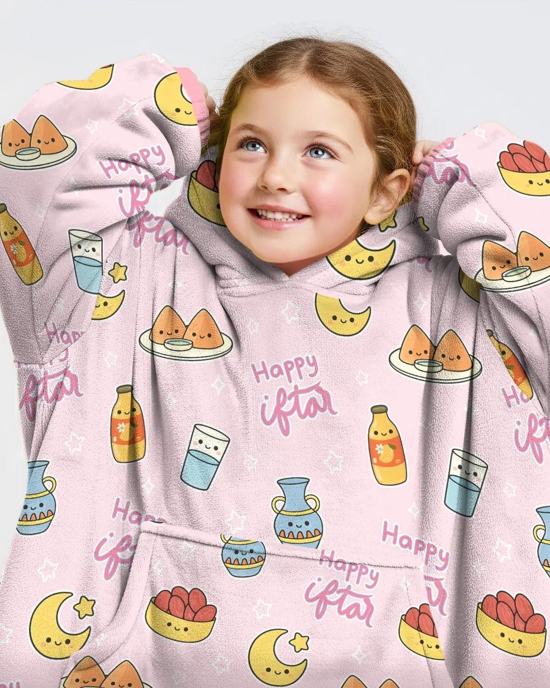 Iftar Party Wearable Blanket Hoodie