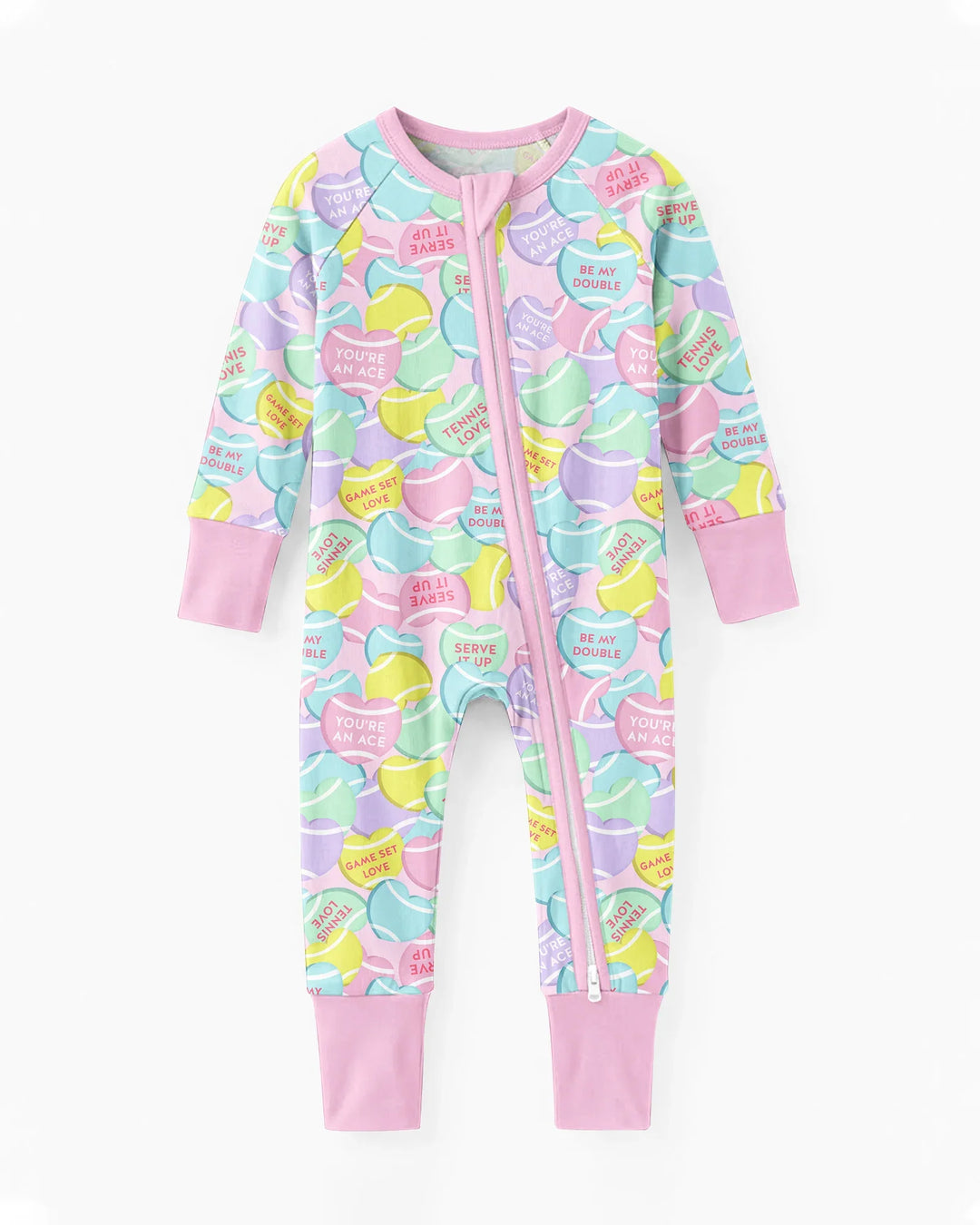 Tennis Candy Family Matching Bamboo Convertible Zippy
