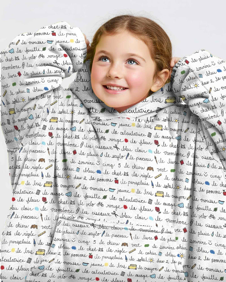 Plantilla de Sudadera Manta de Bambú Personalizada