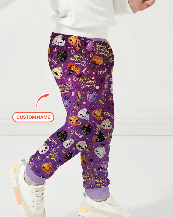 Custom Name You're A Spooky Dumpling Bamboo Jogger