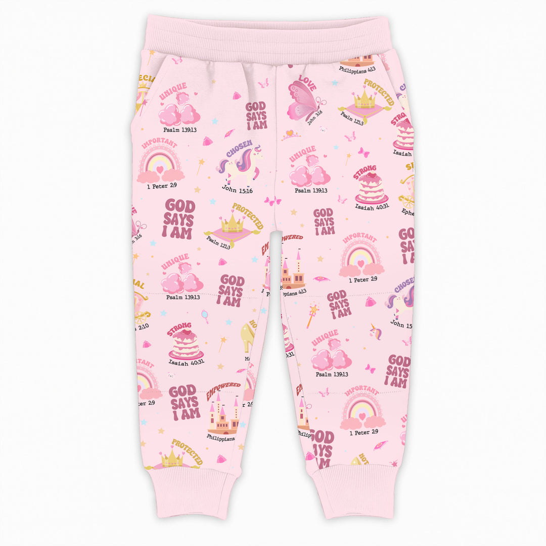 God Says I Am Girl Jogger