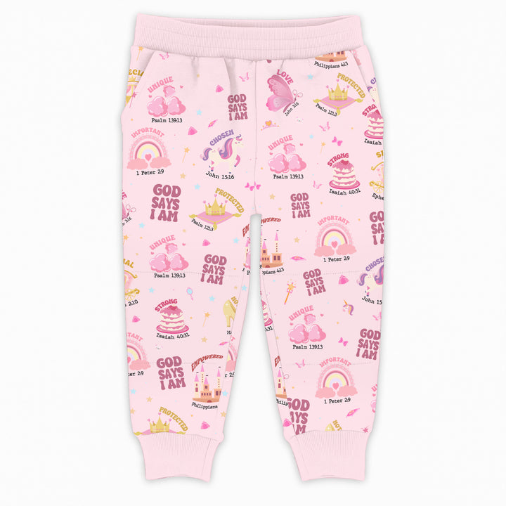 God Says I Am Girl Jogger