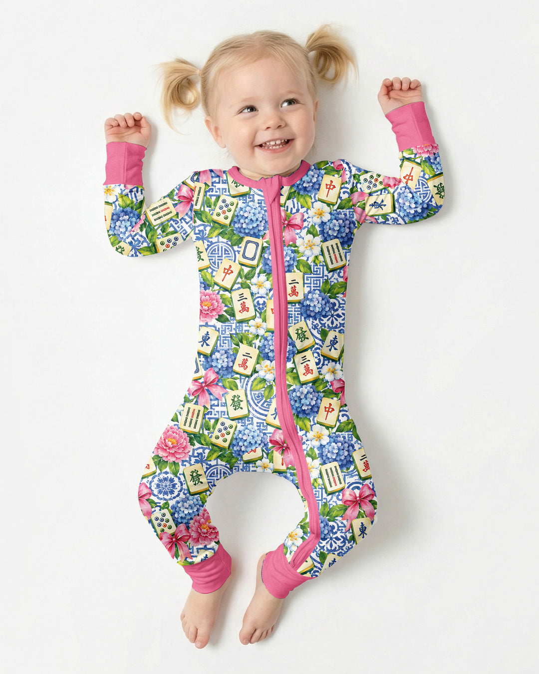 Mahjong in Bloom Bamboo Convertible Zippy