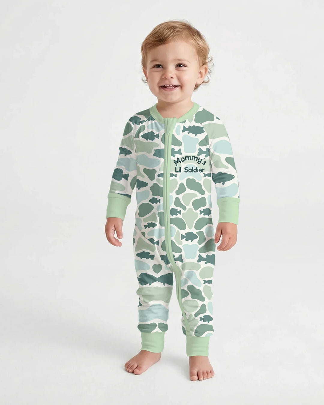 Gerippte Babykleidung mit individuellem Foto - Weich &amp; Skizzenhaft