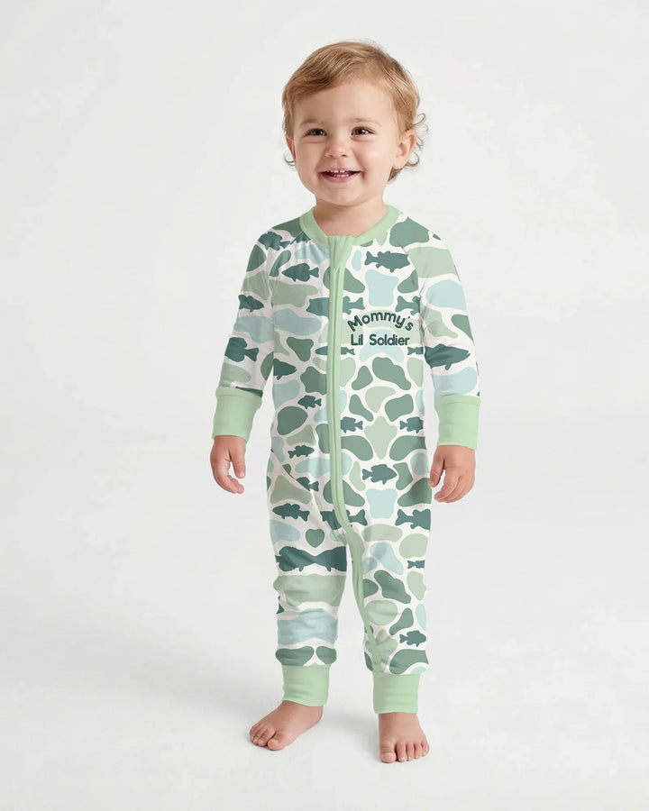 Gerippte Babykleidung mit individuellem Foto - Weich &amp; Skizzenhaft