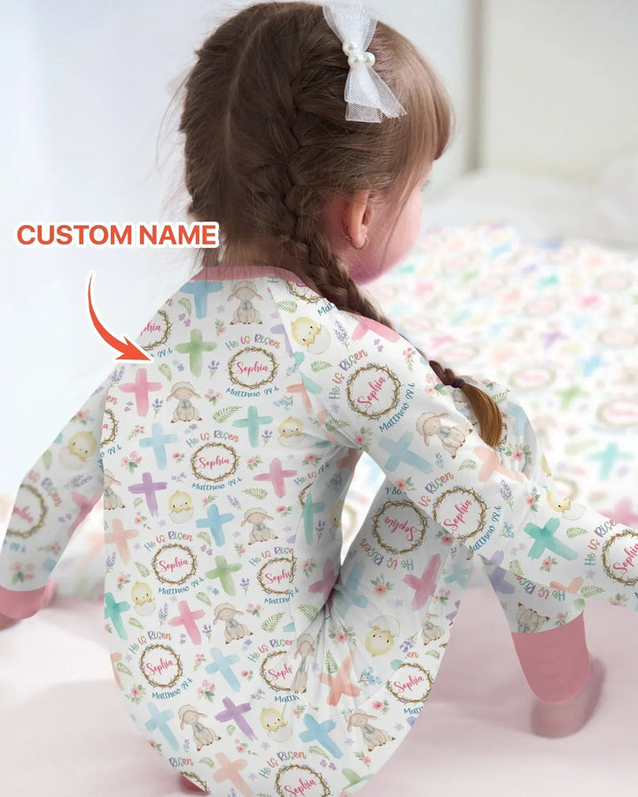 He Is Risen Personalized Convertible Zippy