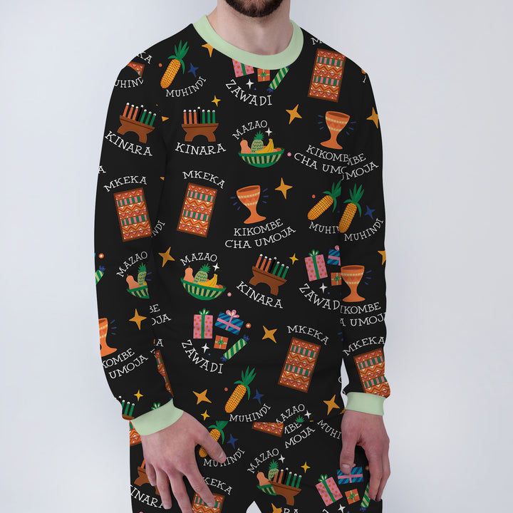 Kwanzaa Spirit Men's Pajama Set