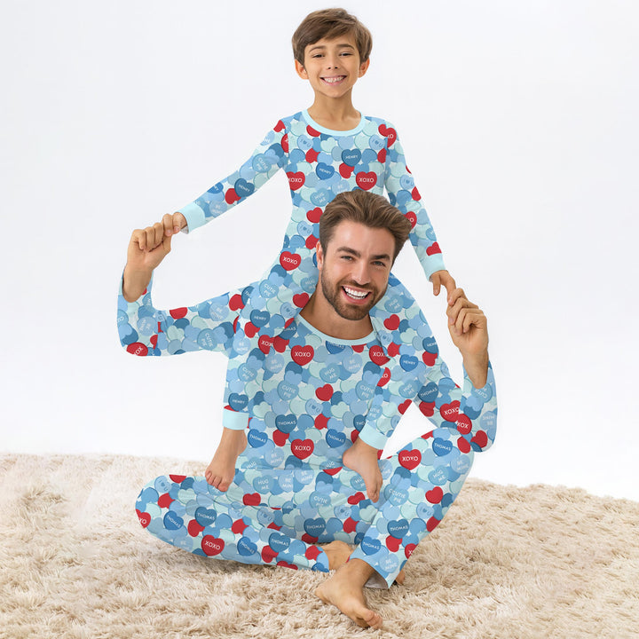 Valentine Candy Crush Family Matching Women Pajama Set