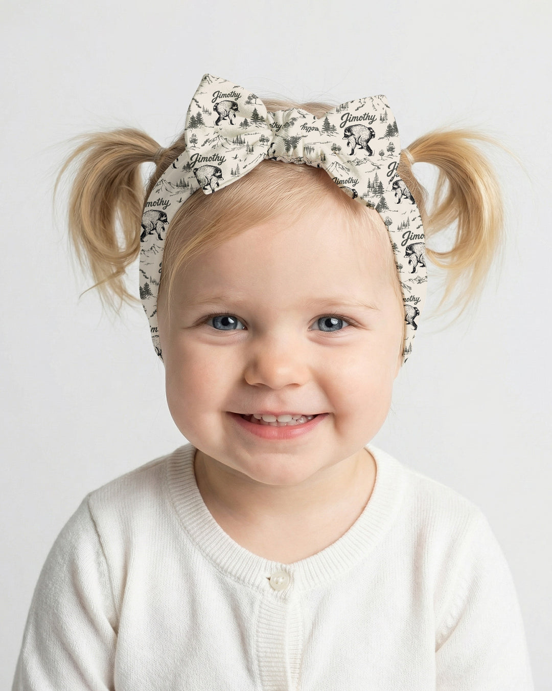 Vintage Jimothy Racoon Family Matching Headband