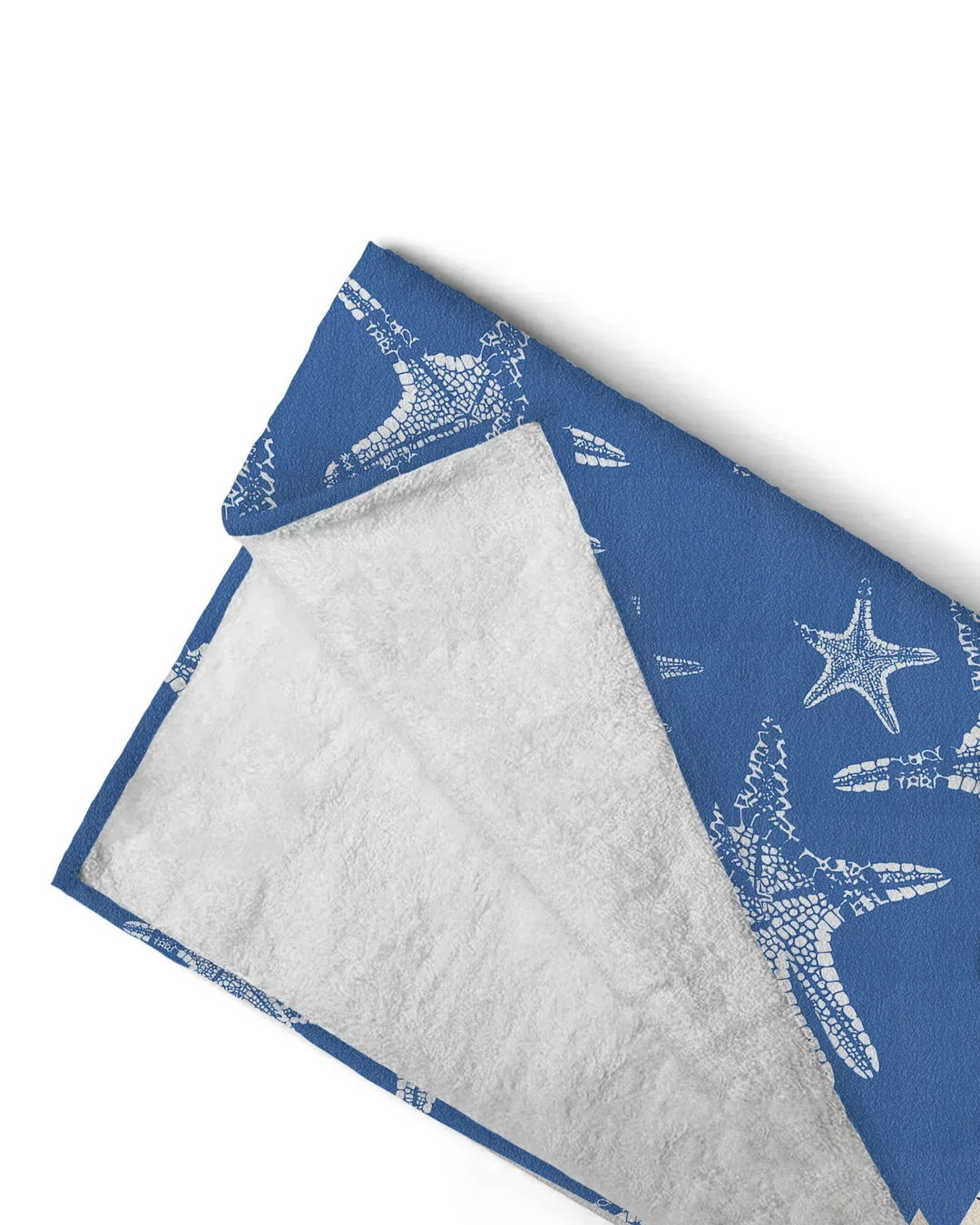 Custom Photo Starfish With Names Bamboo Beach Towel