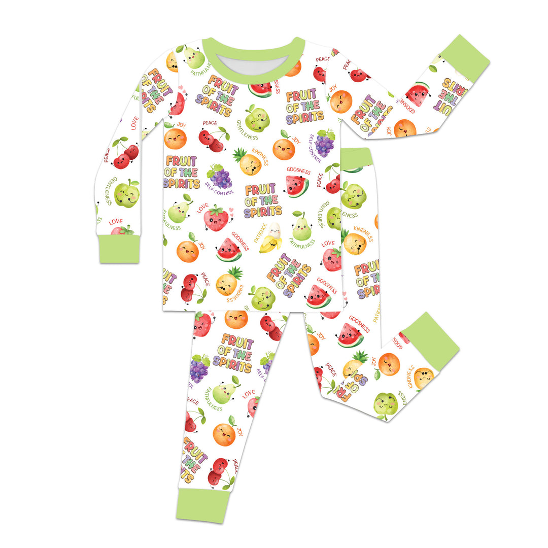 Fruit of the Spirit Two Piece Long Sleeve Pajama Set