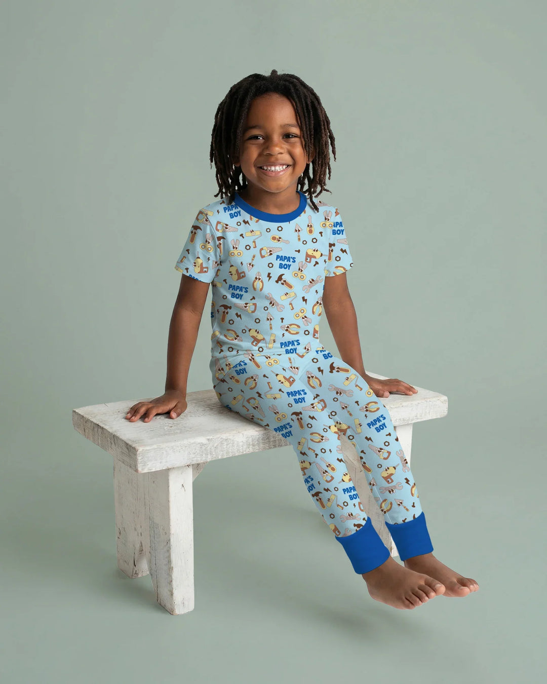 Fixer of All Things Dad Club Bamboo Two Piece Short Sleeve Pajama Set