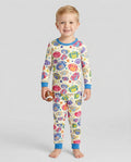 Football Season Bamboo Two Piece Long Sleeve Pajama Set