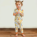 Honey Bear Bottle Bamboo Two Piece Short Sleeve Pajama Set