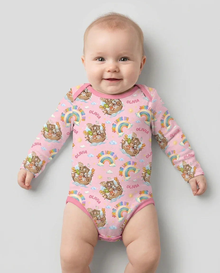 Gerippte Babykleidung mit individuellem Foto - Weich &amp; Skizzenhaft