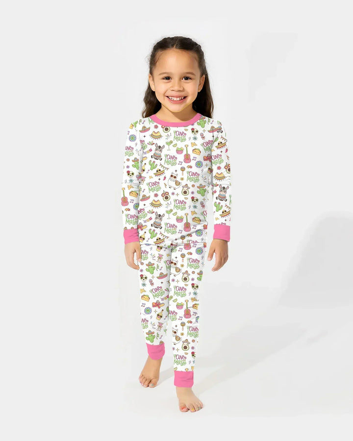 Cinco de Mayo Fiesta Bamboo Two Piece Long Sleeve Pajama Set