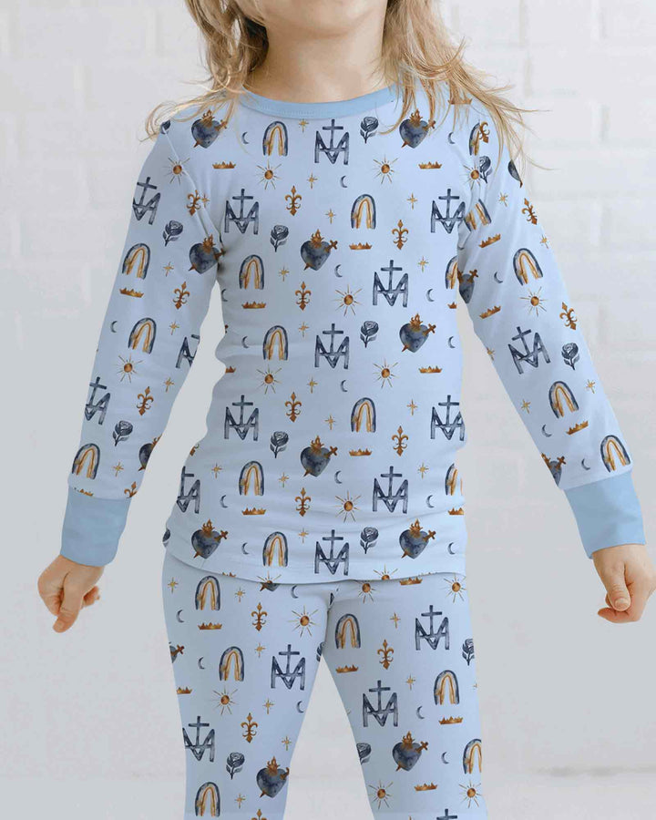 Immaculate Heart Bamboo Two Piece Long Sleeve Pajama Set