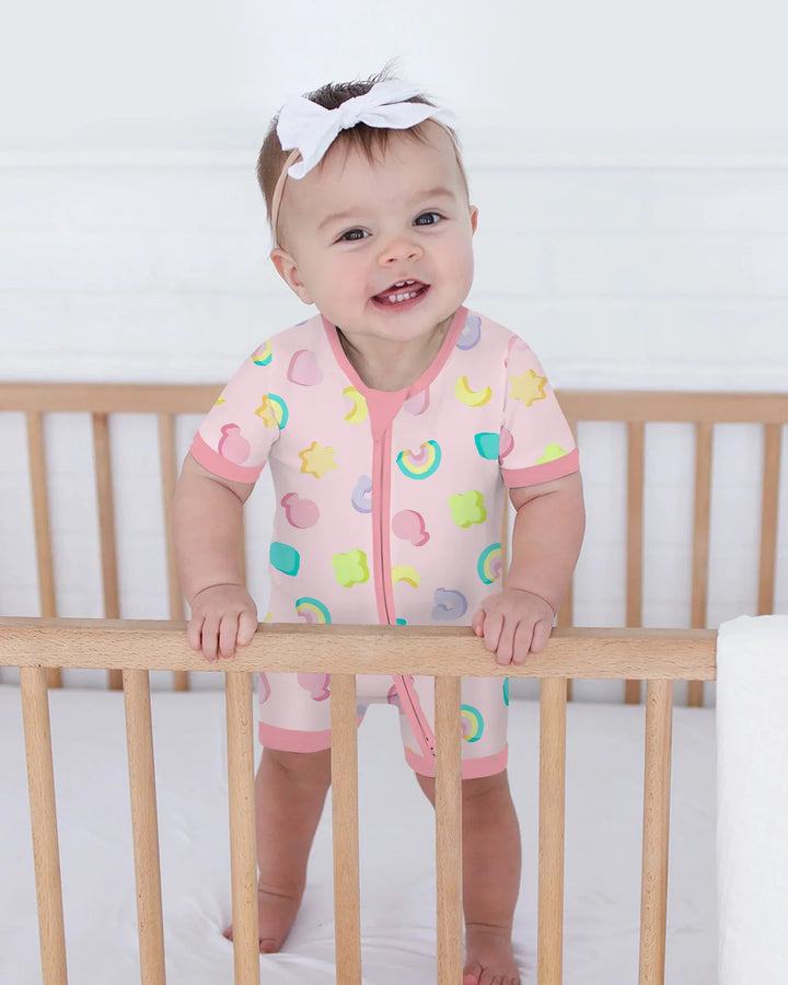 Pastel Lucky Charms Scatter Shorty Zippy