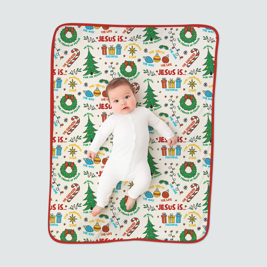 Jesus Is The Reason For The Season Toddler Blanket