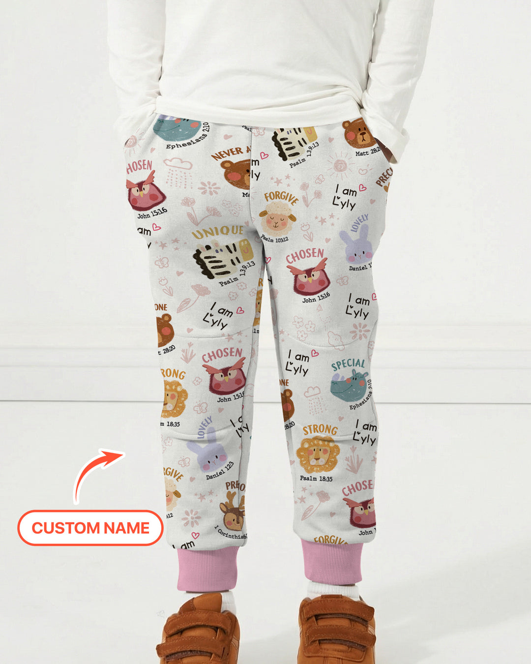 God’s Little Zoo Custom Name Jogger