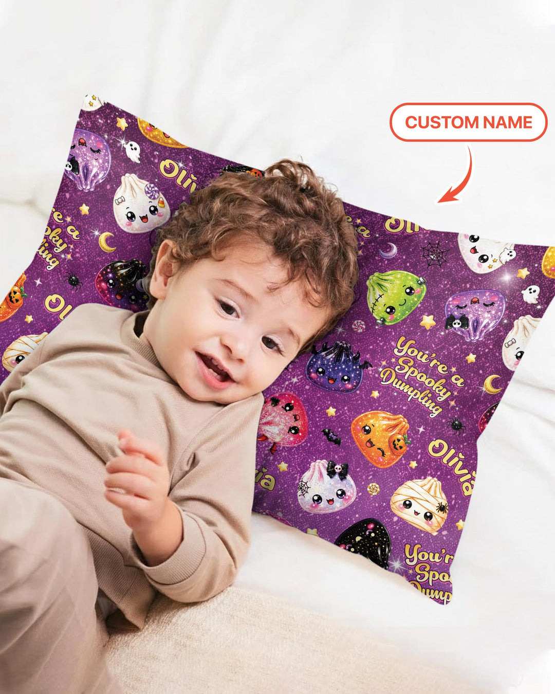 Plantilla de funda de almohada de bambú personalizada