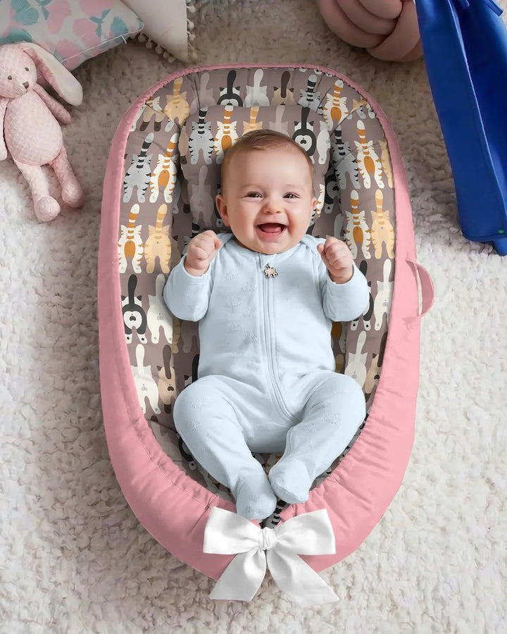 Cheeky Tails Bamboo Baby Nest Bed
