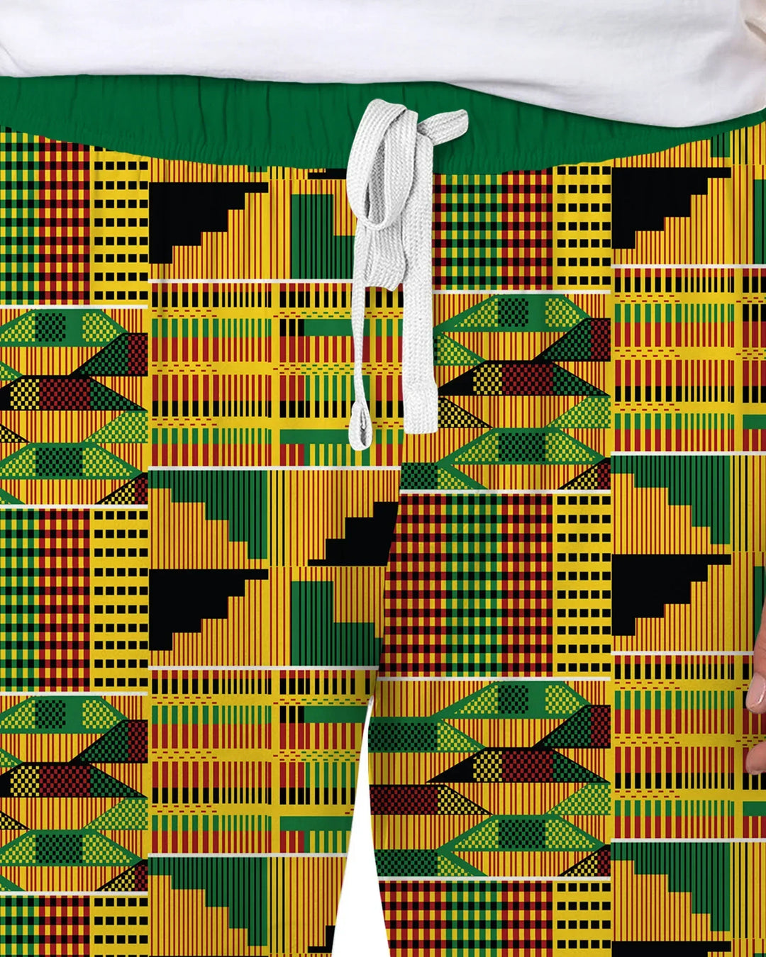 Kente Vibes Family Matching Bamboo Men's Pajama Set