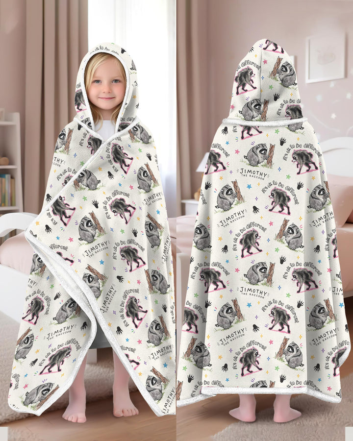 It's Okay to be Jimothy Bamboo Wearable Hooded Blanket