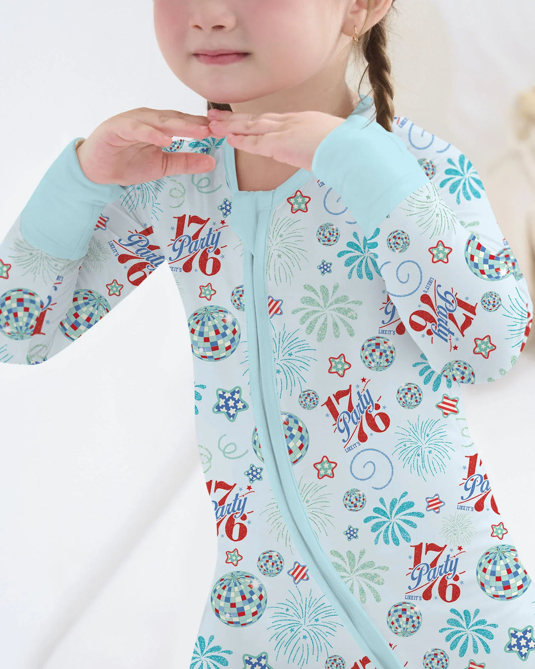 Land Of Free Family Matching Bamboo Convertible Zippy