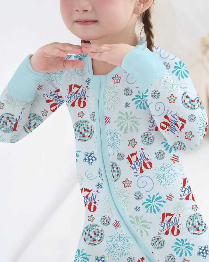 Land Of Free Family Matching Bamboo Convertible Zippy