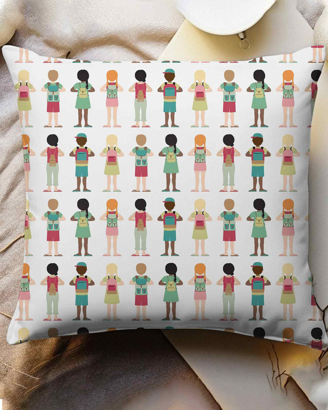 Little Friends Everywhere Bamboo Pillow Case
