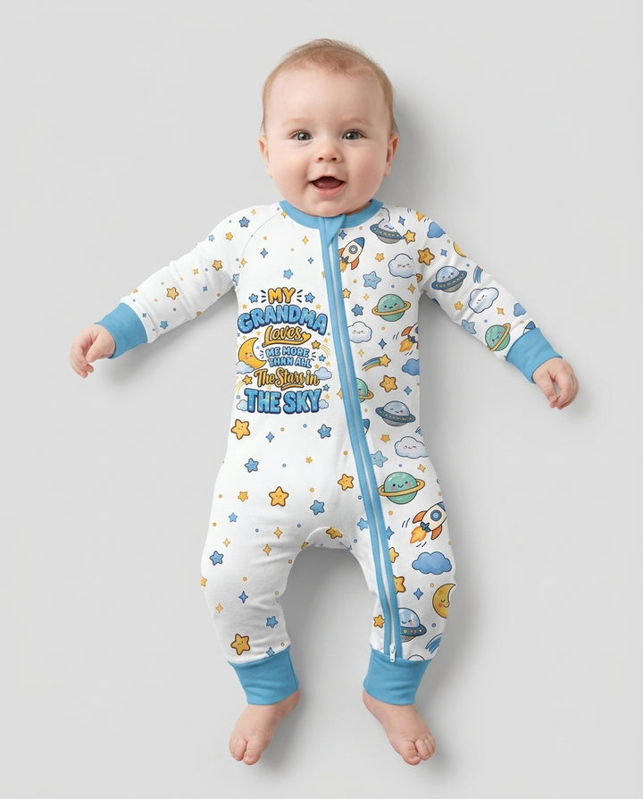 My Grandma Loves Me More Than All The Stars Bamboo Convertible Zippy