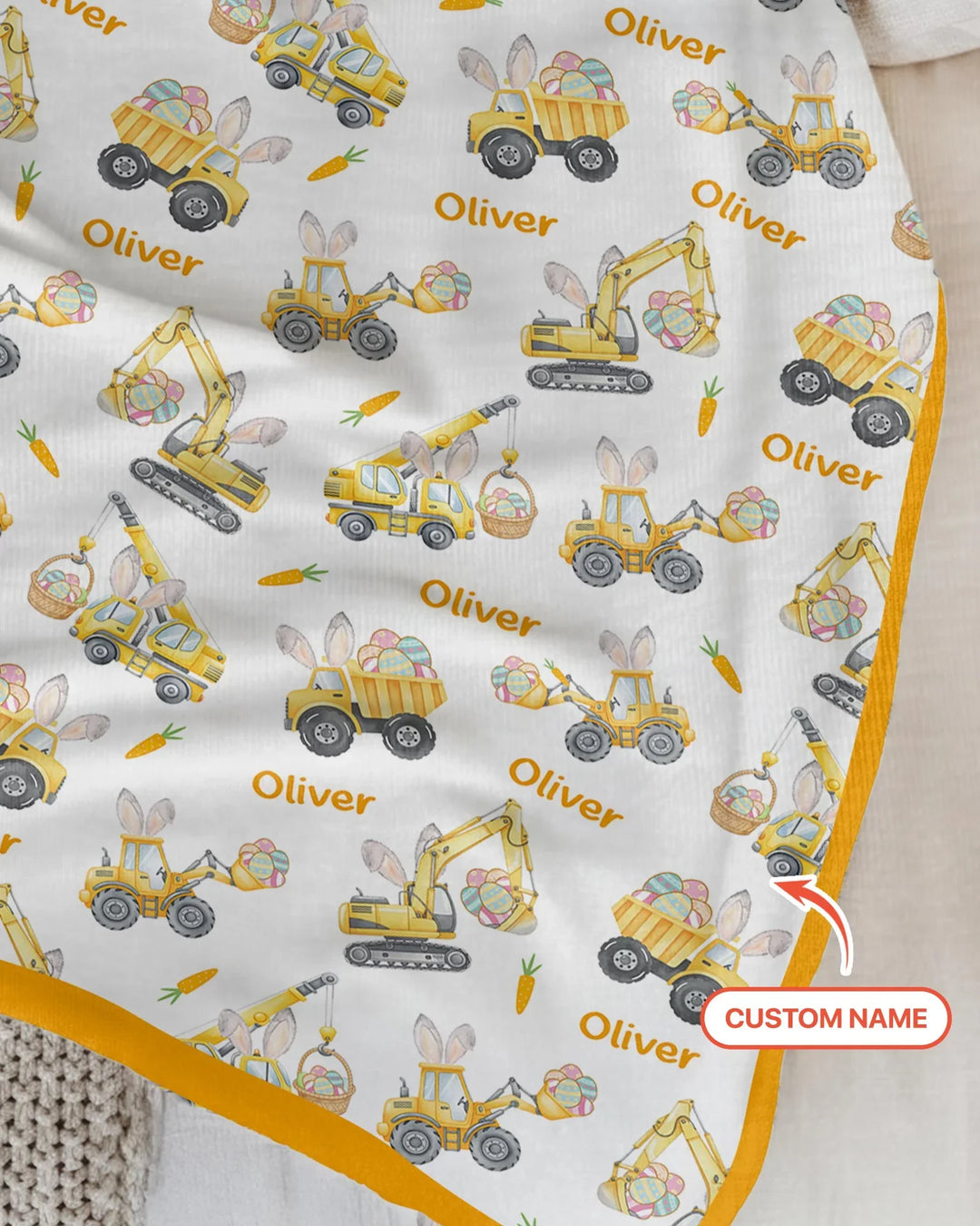 Vorlage für individuelle Kleinkinddecke