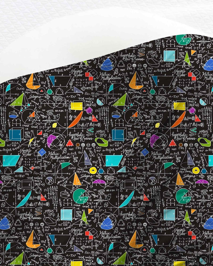 STEM Sketchbook swaddle blanket