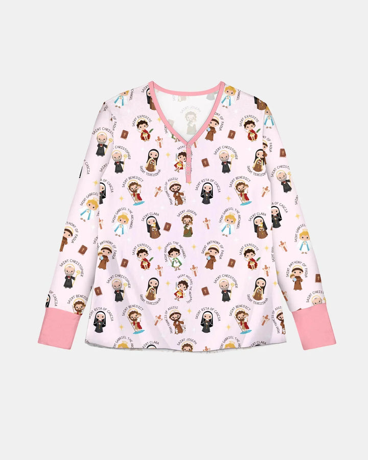 Saints in the Clouds Women Pajama Set