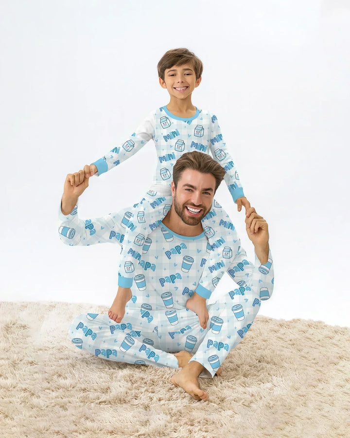 Mama & Mini Mother's Day 2026 Bamboo Two Piece Long Sleeve Pajama Set