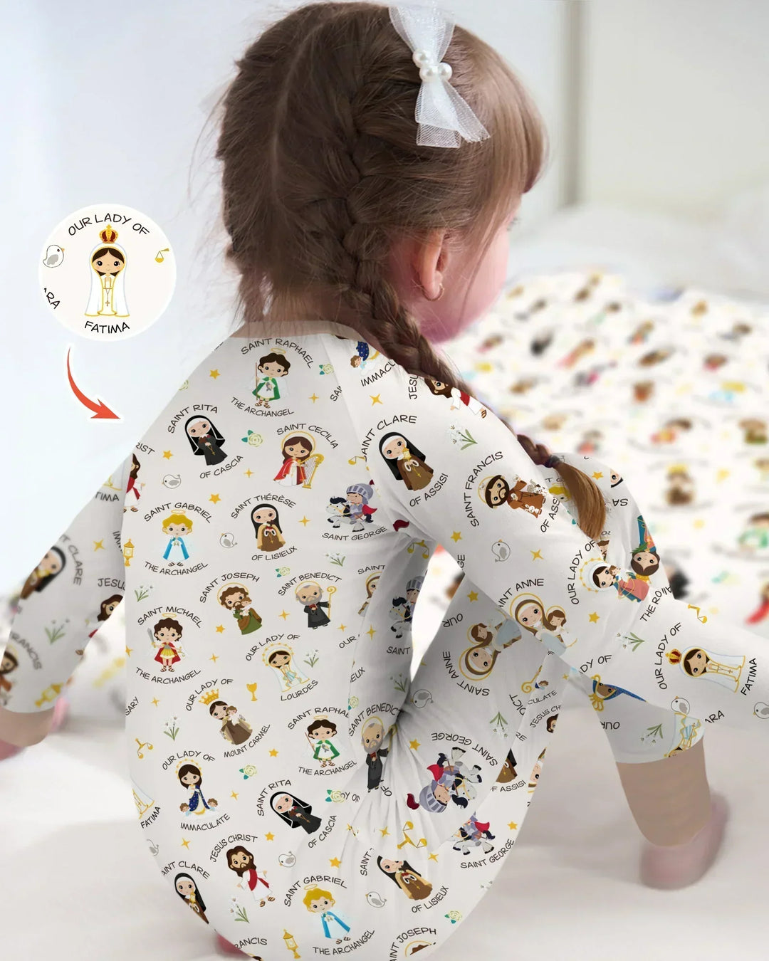 Pray For Us Family Matching Convertible Zippy