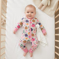 Floral Pumpkin Bamboo Convertible Zippy